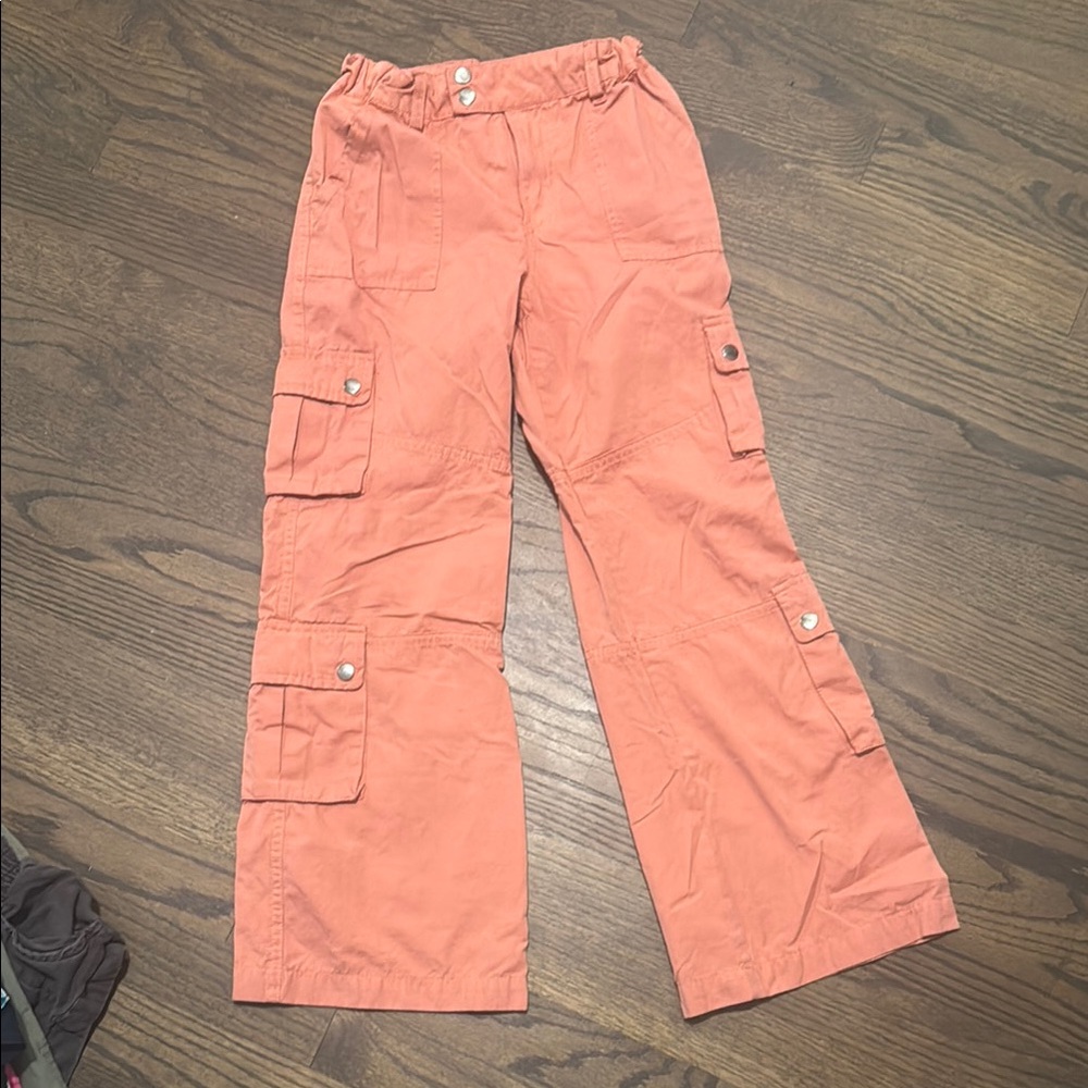 Forever 21 Kids Peach Cargo Pants